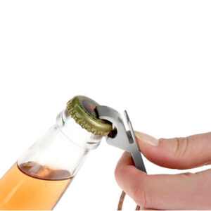 Llavero Destapador Plateado Personalizado 