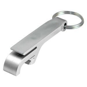 Llavero Destapador Plateado Personalizado 