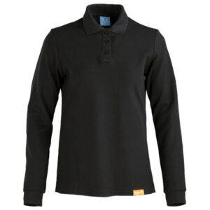 Polera Pique Bordada Manga Larga Mujer 