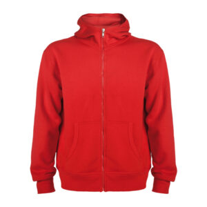 Polerón Canguro con Cierre Estampado 