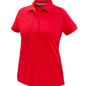 Polera Pique Bordada Manga Corta Mujer 