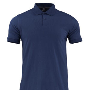 Polera Pique Bordada Manga Corta Hombre 