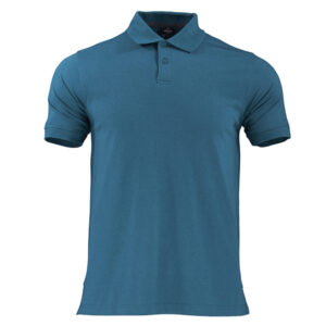 Polera Pique Bordada Manga Corta Hombre 