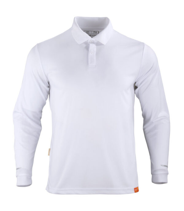 Polera Dry Fit Pique Bordada Manga Larga Hombre 