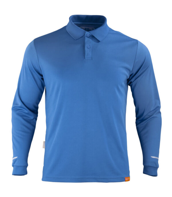 Polera Dry Fit Pique Bordada Manga Larga Hombre 