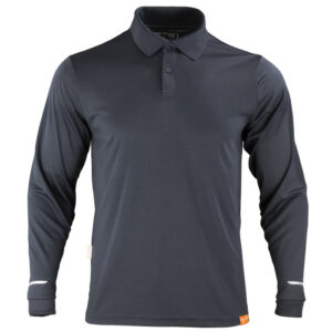 Polera Dry Fit Pique Bordada Manga Larga Hombre 